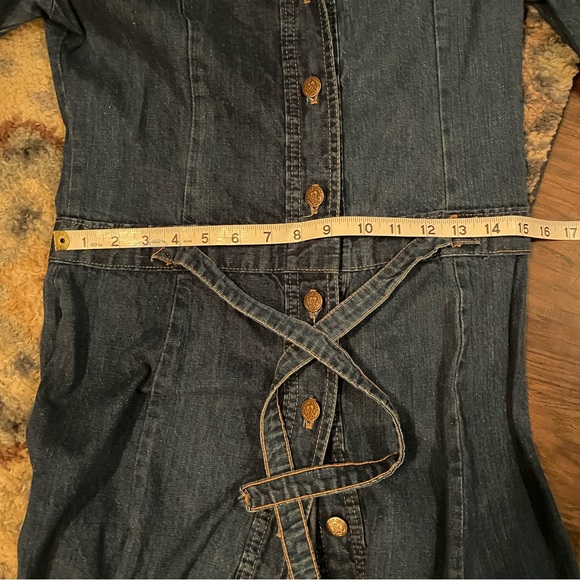 Vintage Rumble Seats Denim Dress by Wilkins - Picture 6 of 6